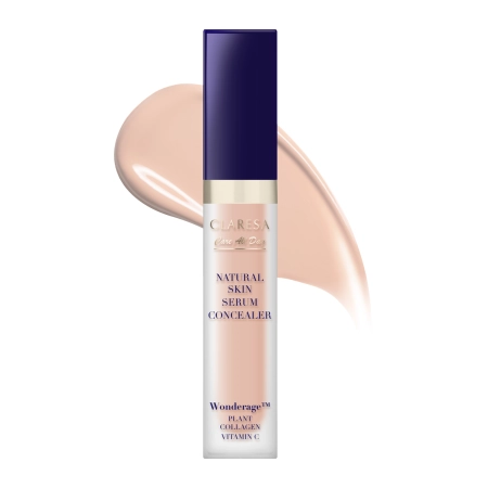 Claresa - Natural Skin Serum Concealer - Korektor-serum z Naturalnym Wykończeniem - 1P Peach - 7ml