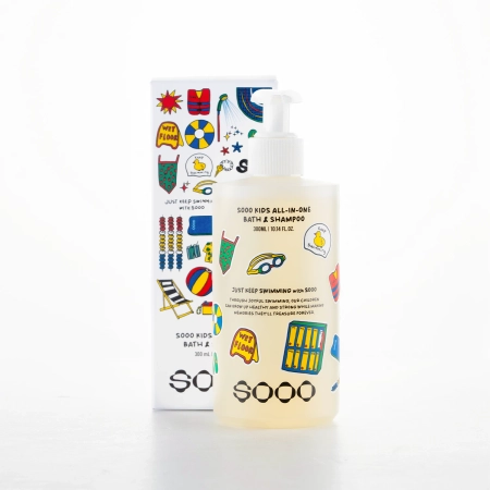 SOOO - Swim Kids All-in-One Bath & Shampoo - Żel 2w1 - 300ml