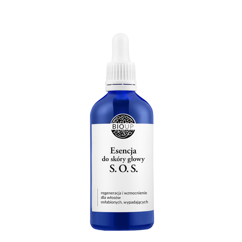 Bioup - Esencja do Skóry Głowy S.O.S. - Regeneracja i Wzmocnienie dla Włosów Osłabionych i Wypadających - 100ml