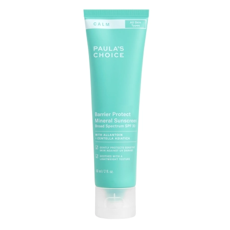 Paula's Choice - Calm Barrier Protect Mineral Sunscreen SPF 30 - Mineralny Krem Przeciwsłoneczny - 60ml OUTLET