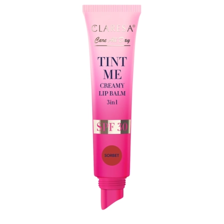 Claresa - Tint Me Creamy Lip Balm 3in1 SPF 30 - Koloryzujący Balsam Do Ust Z Filtrem SPF 30 - Sorbet - 12 ml