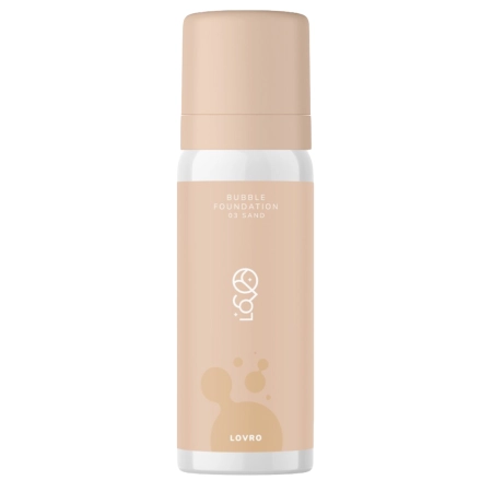 LOVRO - Bubble Foundation - Podkład o Napowietrzonej Rozświetlającej Formule - 03 Sand - 50ml