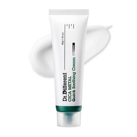 Dr.Different - Metal Quick Soothing Cream - Łagodzący Krem do Twarzy - 50g