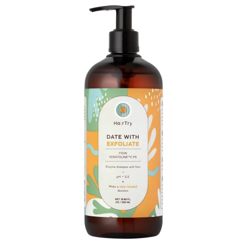 HairTry - Date With Exfoliate - Szampon Enzymatyczny - 500ml