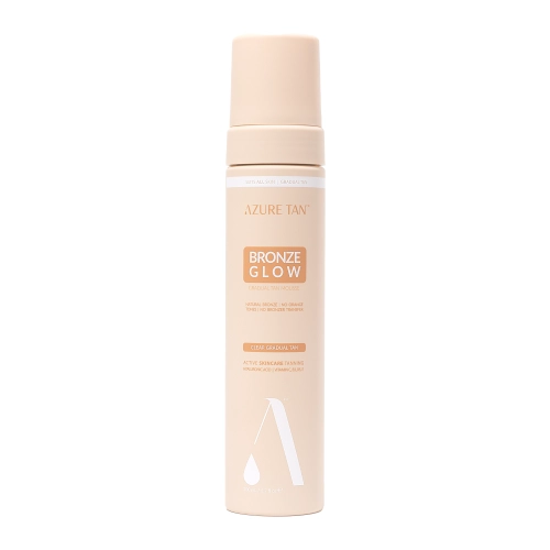 Azure Tan - Bronze Glow Self Tan Mousse - Bezbarwna Samoopalająca Pianka do Ciała - Light to Medium - 200ml