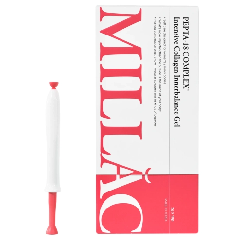 MILLAC - PEPTA-18 Complex Intensive Collagen Innerbalance Gel - Balansujący Żel Intymny z Kolagenem - 10x2g