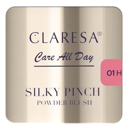 Claresa - Care All Day Silky Pinch Powder Blush - Pudrowy Róż Do Policzków - Hibiscus 01 - 2 g
