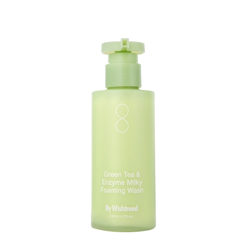 By Wishtrend - Green Tea & Enzyme Milky Foaming Wash - Pianka do Mycia Twarzy - 140ml