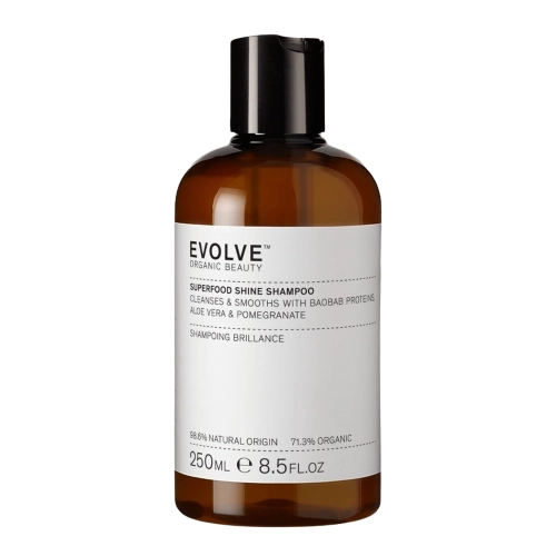 Evolve Organic Beauty - Superfood Shine Shampoo -  Naturalny, Nabłyszczający Szampon do Włosów - 250ml