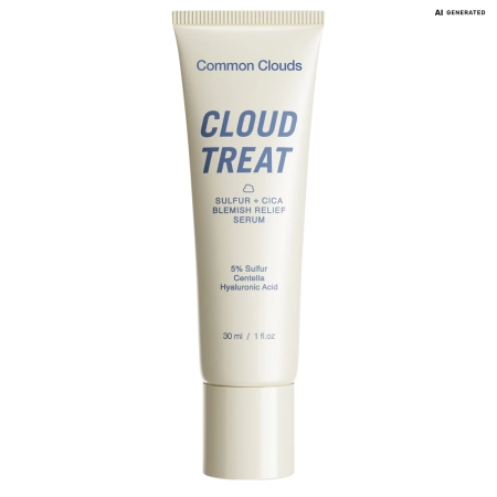 Common Clouds - Cloud Treat Sulfur + CICA Blemish Relief Serum - Łagodzące Serum z Siarką na Niedoskonałości - 30ml