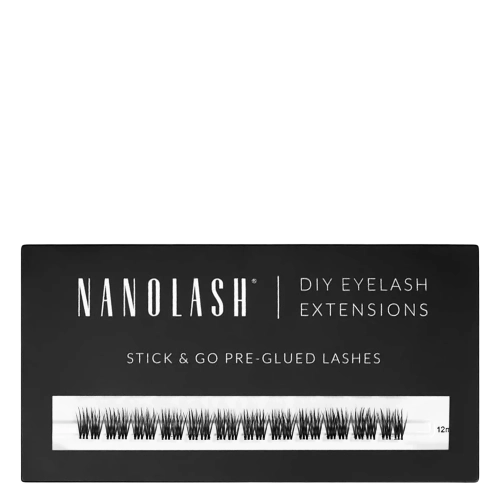 Nanolash - Stick & Go Pre-Glued Lashes - Kępki Rzęs z Klejem - Heartbreaker Short - 1 opak.