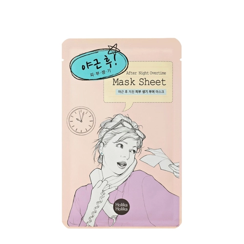 Holika Holika - After Mask Sheet - After Working Overtime - Odprężająco-Nawilżająca Maska w Płachcie - 30g - OUTLET
