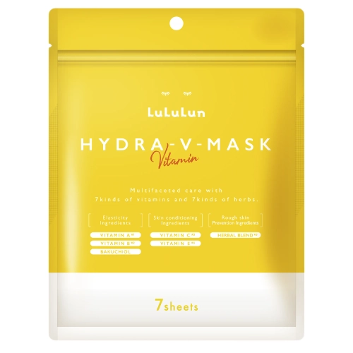 LuLuLun - Hydra V-Mask Vitamin Sheet Mask - Zestaw Witaminowych Masek w Płachcie - 7szt