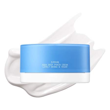 titto - Aqua Deep Porin Cream - Nawilżający Krem do Twarzy - 50ml