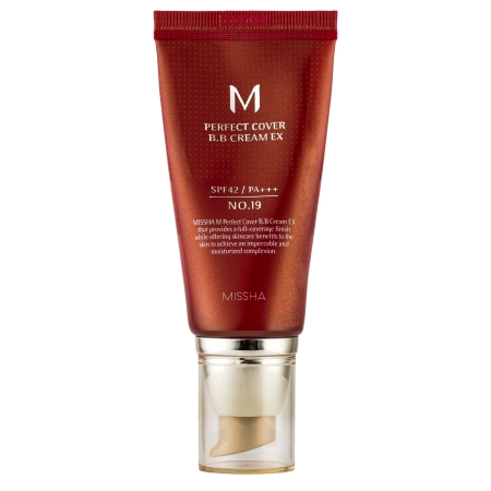 Missha - M Perfect Cover BB Cream EX SPF42/PA+++ - Kryjący Krem BB EX - No.19 Cool Ivory - 50ml