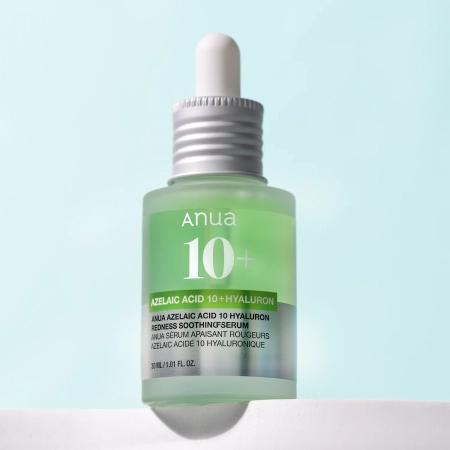 Anua - Azelaic Acid 10 Hyaluron Redness Soothing Serum - Serum z Kwasem Azelainowym i Hialuronowym - 30ml