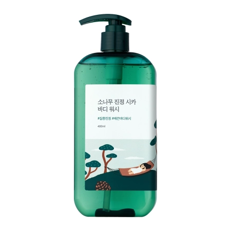 Round Lab - Pine Cica Calming Body Wash - Oczyszczający Żel do Mycia Ciała - 400ml