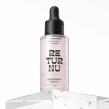 Returnu - Deep Comfort Ampoule - Nawilżająca Ampułka do Twarzy z Wodą Brzozową i Ceramidami - 30ml OUTLET