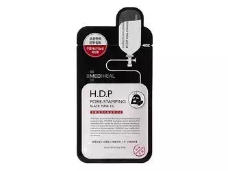 Mediheal - Black H.D.P Pore-Stamping - Oczyszczająca Czarna Maska w Płachcie - 25ml