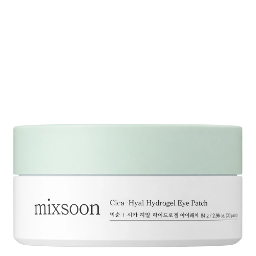 Mixsoon - Cica-Hyal Hydrogel Eye Patch - Kojąco-Nawilżające Hydrożelowe Płatki pod Oczy - 60szt.