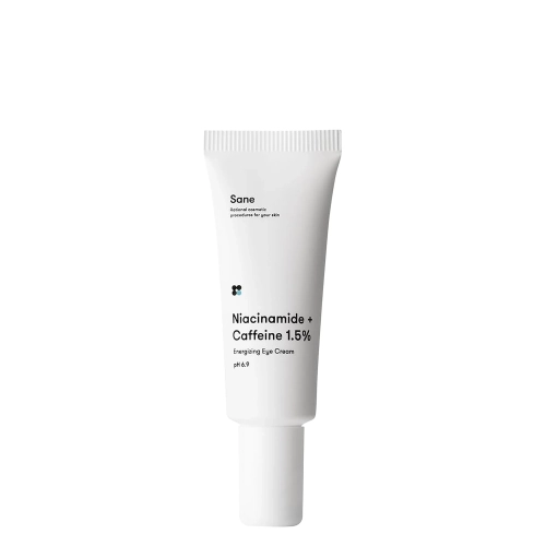 Sane - Niacinamide + Caffeine 1.5% Energizing Eye Cream - Krem pod Oczy na Cienie i Opuchliznę z Kofeiną - 20ml