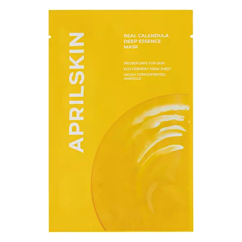 Aprilskin - Real Calendula Deep Essence Mask - Maseczka z Esencją z Nagietka - 20g