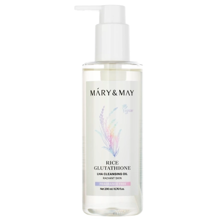 Mary&May - Rice Glutathione LHA Cleansing Oil - Olejek Oczyszczający do Twarzy - 200ml