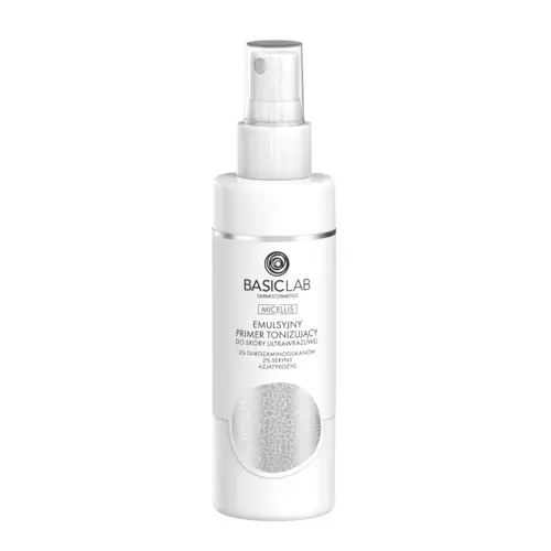 BasicLab - Micellis - Emulsyjny Primer Tonizujący do Skóry Ultrawrażliwej - 150ml OUTLET