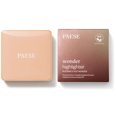 Paese - Wonder Highlighter - Rozświetlacz o Efekcie Tafli - Frosted Rose - 6,5 g