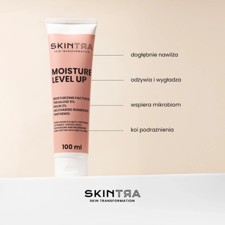 SkinTra - Moisture Level Up - Maska nawilżająco-odżywcza do twarzy i pod oczy - 100ml 