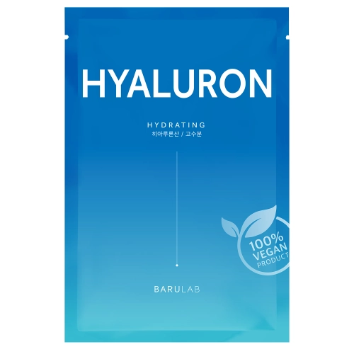 Barulab - The Clean Vegan Hyaluron Hydrating Mask - Nawilżająca Maska w Płachcie - 1szt/23g