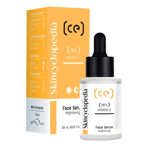 Skincyclopedia - Face Serum 20% Vitamin C - Rozświetlające Serum do Twarzy - 30ml