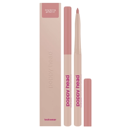 Poppy Head - Lockwear Long-Lasting Gel Lipliner - Długotrwała Żelowa Konturówka do Ust - 03 Nude Alarm - 0,6g 
