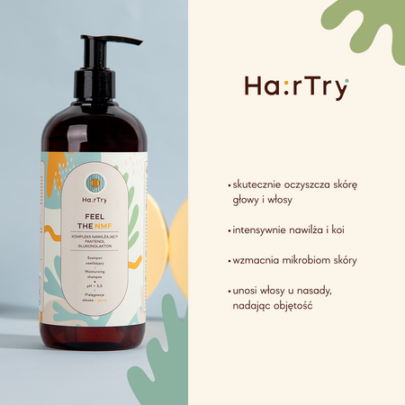 HairTry - Feel The NMF - Szampon Nawilżający - 500ml 