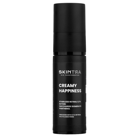 SkinTra - Creamy Happiness - Emulsja z Retinalem 0,1% w Cyklodekstrynach - 30ml