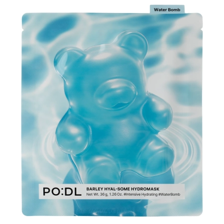 PO:DL - Barley Hyal-Some Hydromask Set - Zestaw Żelowych Masek Nawilżających do Twarzy - 4x36g