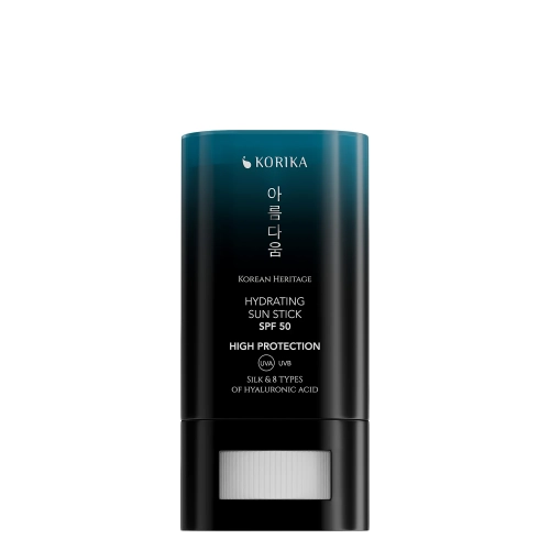 KORIKA - Korean Heritage Silk & 8 Types of Hyaluronic Acid Hydrating Sun Stick SPF 50 - Nawilżający Filtr do Twarzy w Sztyfcie - 20g