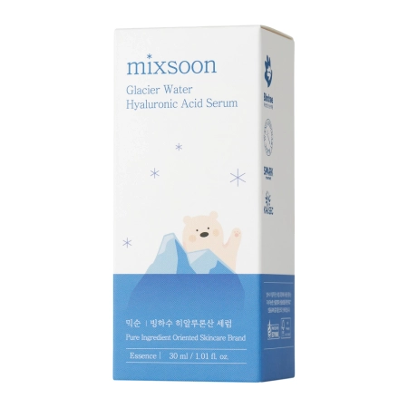 Mixsoon - Glacier Water Hyaluronic Acid Serum - Serum z Kwasem Hialuronowym i Wodą Lodowcową - 30ml