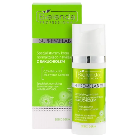 Bielenda Professional - Supremelab - Sebio Derm - Specjalistyczny Krem Normalizująco-Nawilżający z Bakuchiolem - 50ml