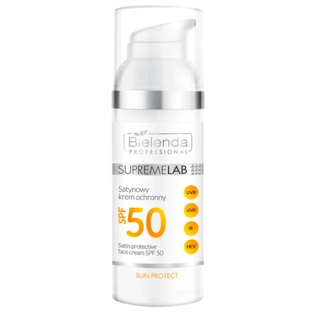 Bielenda Professional - Supremelab - Sun Protect - Sun Protective Face Cream SPF50 - Satynowy Krem Ochronny - 50ml