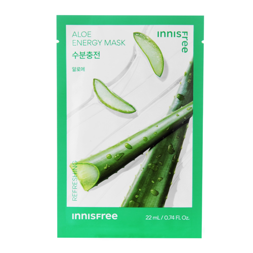 Innisfree - Squeeze Energy Mask - Aloe - Refreshing - Odświeżająca Maska w Płachcie - 22ml