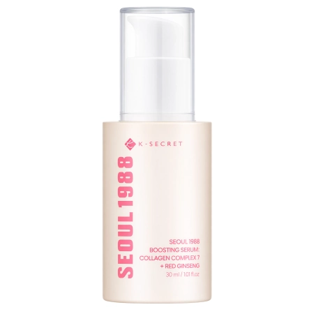K-SECRET - SEOUL 1988 Boosting Serum : Collagen Complex 7 + Red Ginseng - Serum z Kolagenem i Ekstraktem z Żeń-szenia - 30ml
