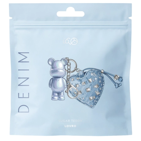 LOVRO - Denim Sugar Teddy Shimmer Lipgloss - Błyszczyk do Ust z Drobinkami - 01 Heart Drop - 1,4g