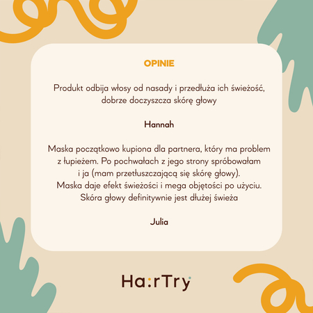 HairTry - Itch Be Gone - Maska SOS Na Skórę Głowy - 50ml 