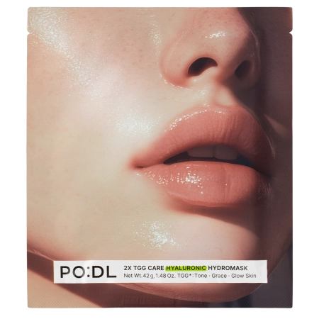 PO:DL - 2X TGG Care Hyaluronic Hydromask Set - Zestaw Nawilżających Masek Hydrożelowych do Twarzy - 4x42g