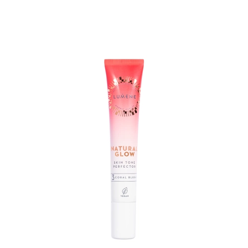 Lumene - Natural Glow Skin Tone Perfector - Róż w Kremie - 3 Coral Blush - 20ml