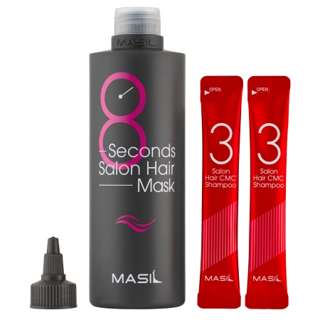 Masil - 8 Seconds Salon Hair Mask Set - Zestaw do Pielęgnacji Włosów: Szampon i Maska - 350ml