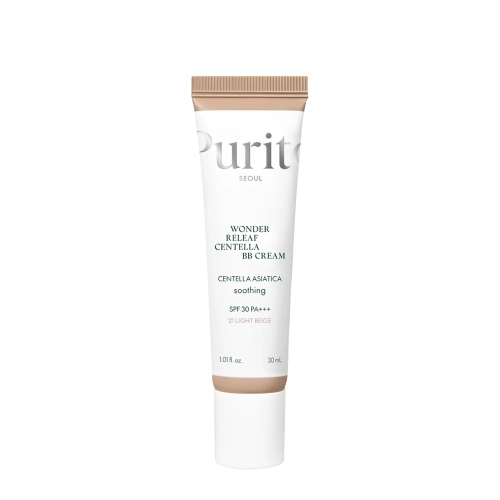Purito Seoul - Wonder Releaf Centella BB Cream SPF30 PA+++ #21 Light Beige - Krem BB z Wąkrotą Azjatycką - 30ml