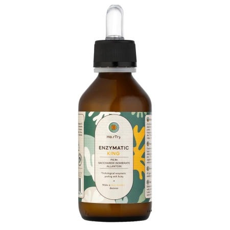 HairTry - Enzymatic King - Trychologiczny Peeling Enzymatyczny z Ficyną - 100ml
