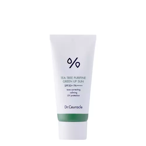 Dr.Ceuracle - Tea Tree Purifine Green Up Sun SPF50/PA++++ - Krem Przeciwsłoneczny z Wyciągiem z Drzewa Herbacianego - 50ml - OUTLET